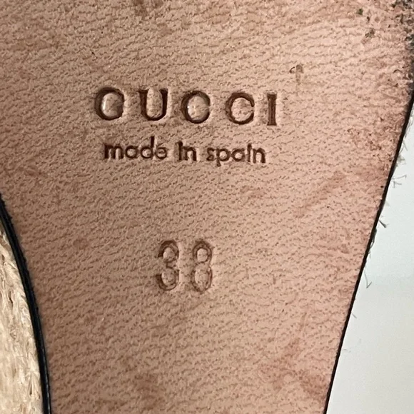 AUTHENTIC GUCCI RESORT COLLECTION WEDGES - Picture 11 of 11